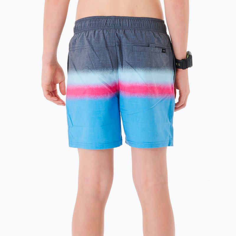 Pantaloncini da bagno Rip Curl Surf Revival Volley per bambini, nero 3