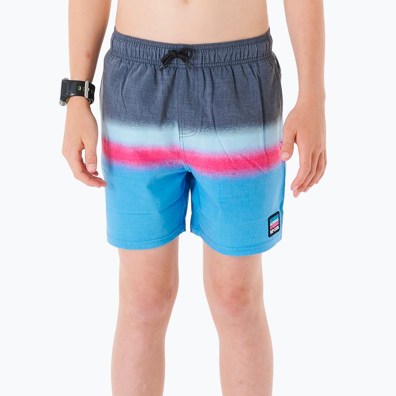 Pantaloncini da bagno Rip Curl Surf Revival Volley per bambini, nero 4