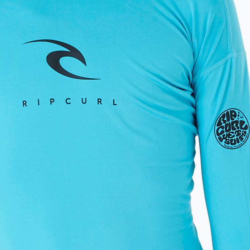 Rip Curl Corps Rash Vest manica lunga nuoto bambino blu 3