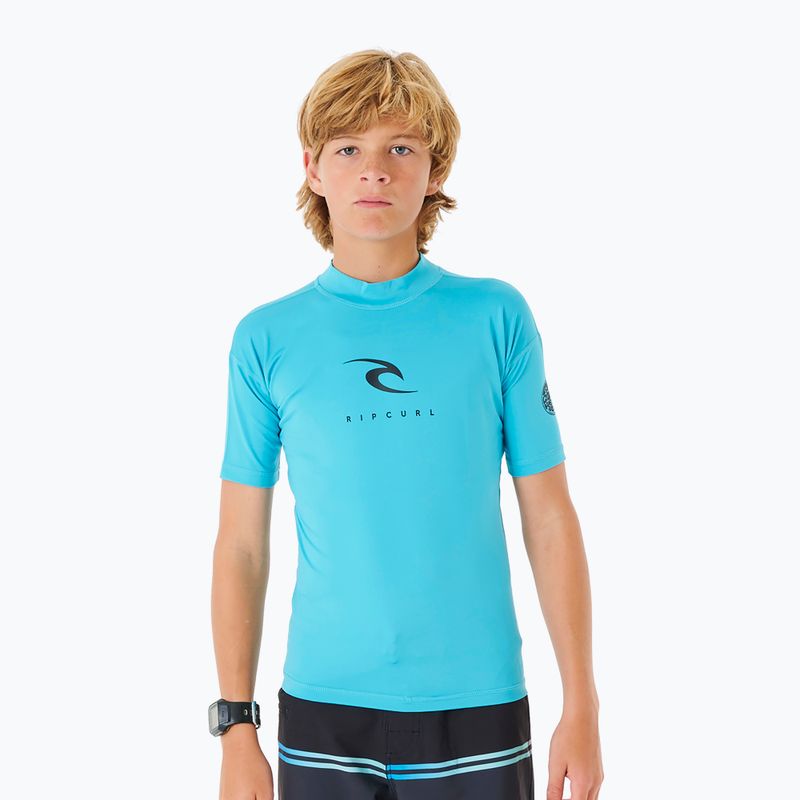 Rip Curl Corps Rash Vest maglia da bagno per bambini blu