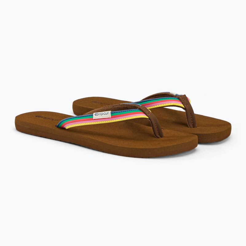 Infradito Rip Curl Freedom a righe da donna 4