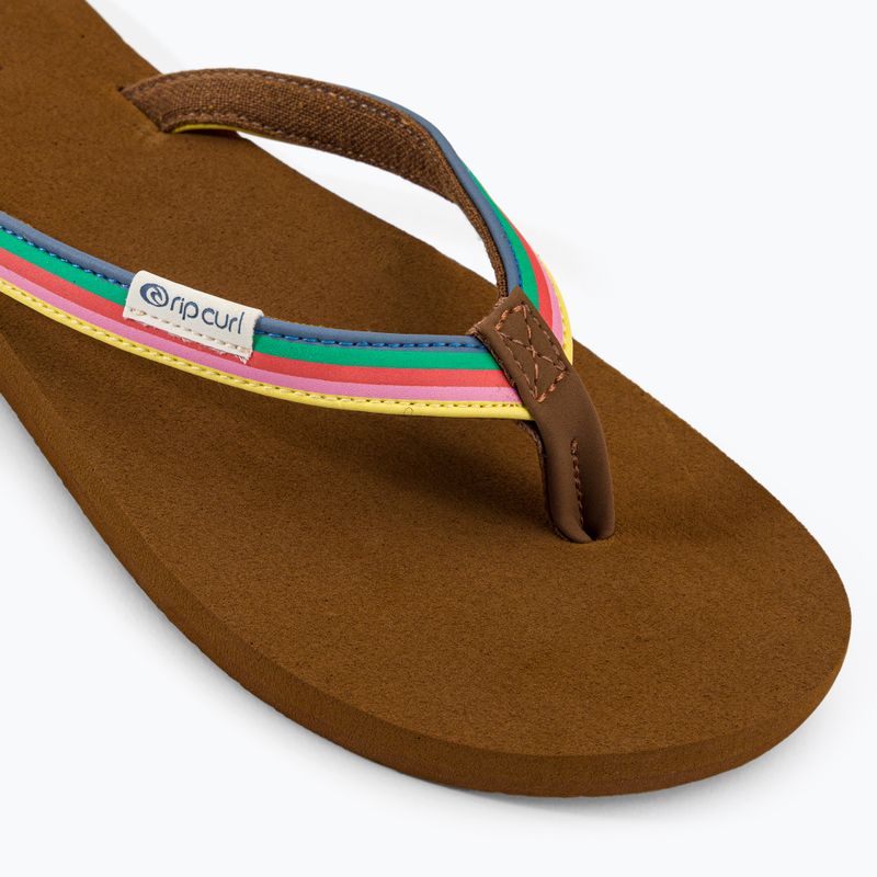 Infradito Rip Curl Freedom a righe da donna 7