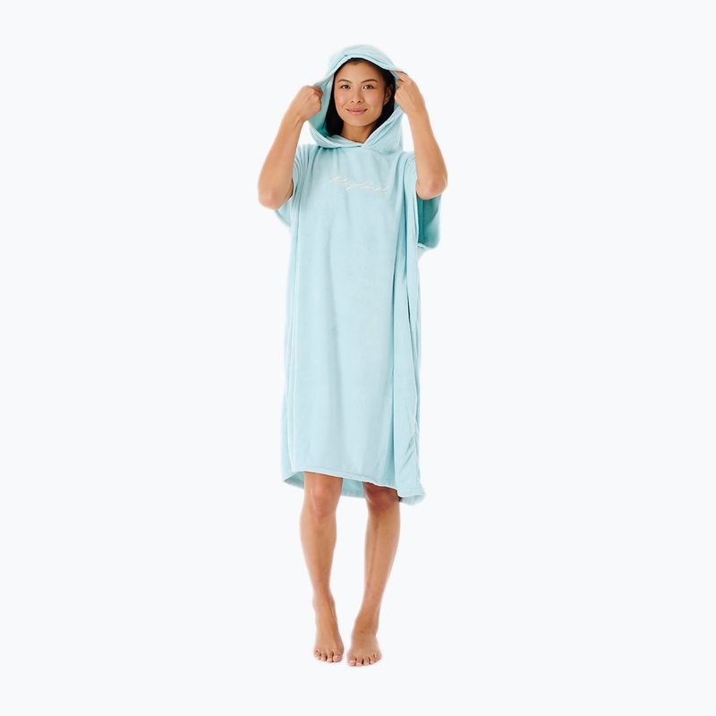 Poncho Rip Curl Script aqua da donna 3