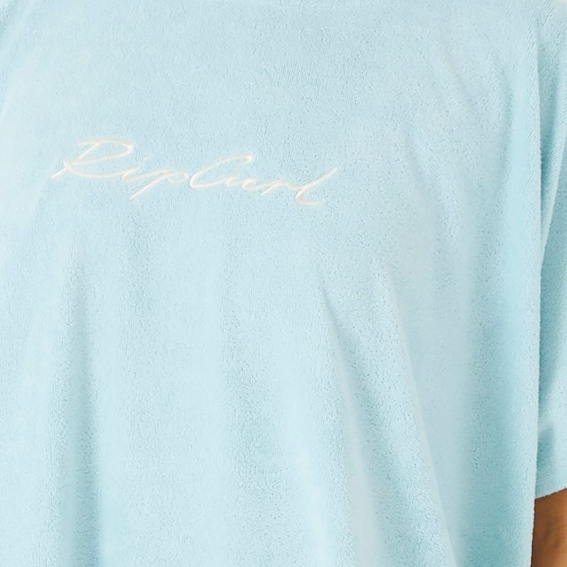 Poncho Rip Curl Script aqua da donna 4