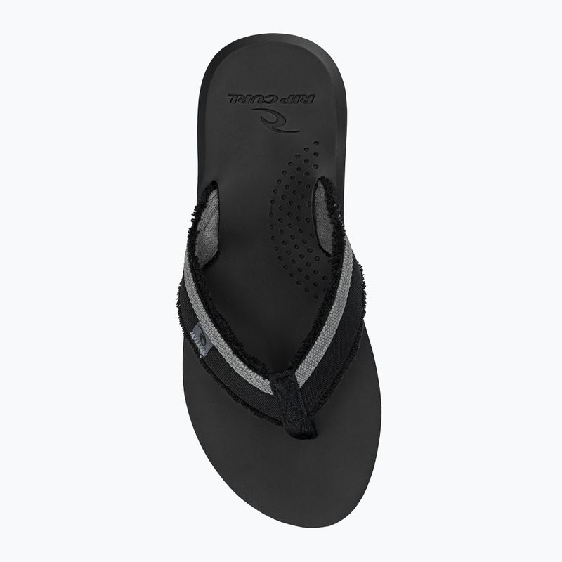 Infradito Rip Curl Reactor Open Toe da uomo, nero 6