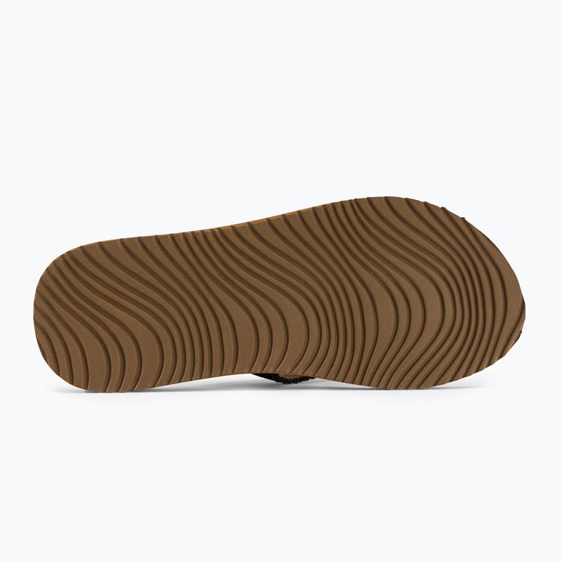 Infradito Rip Curl Reactor Open Toe da uomo, marrone/marrone 5