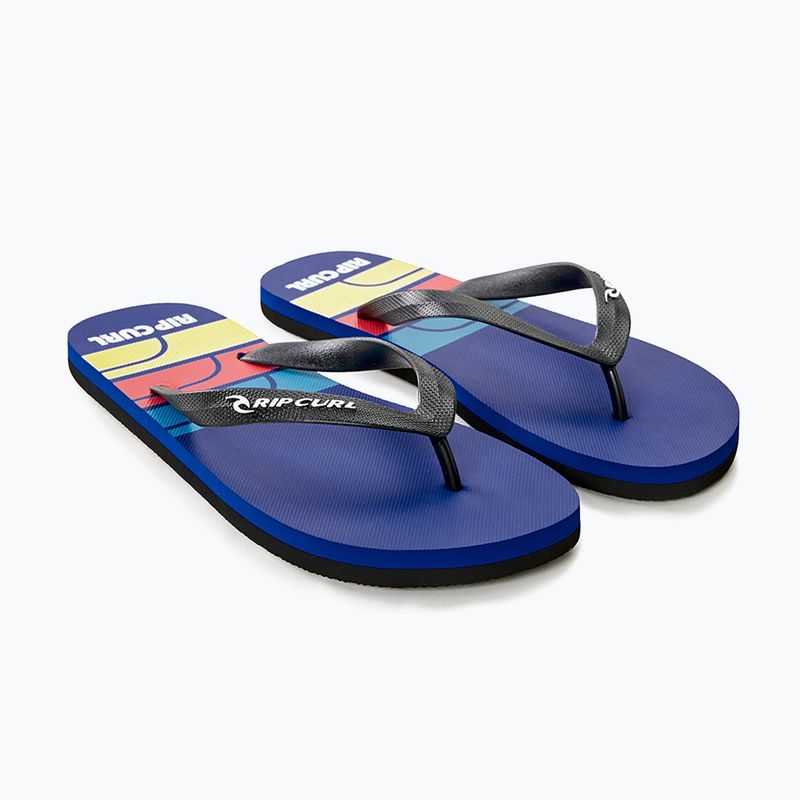 Infradito Rip Curl Surf Revival Logo Open Toe Uomo nero/blu 9