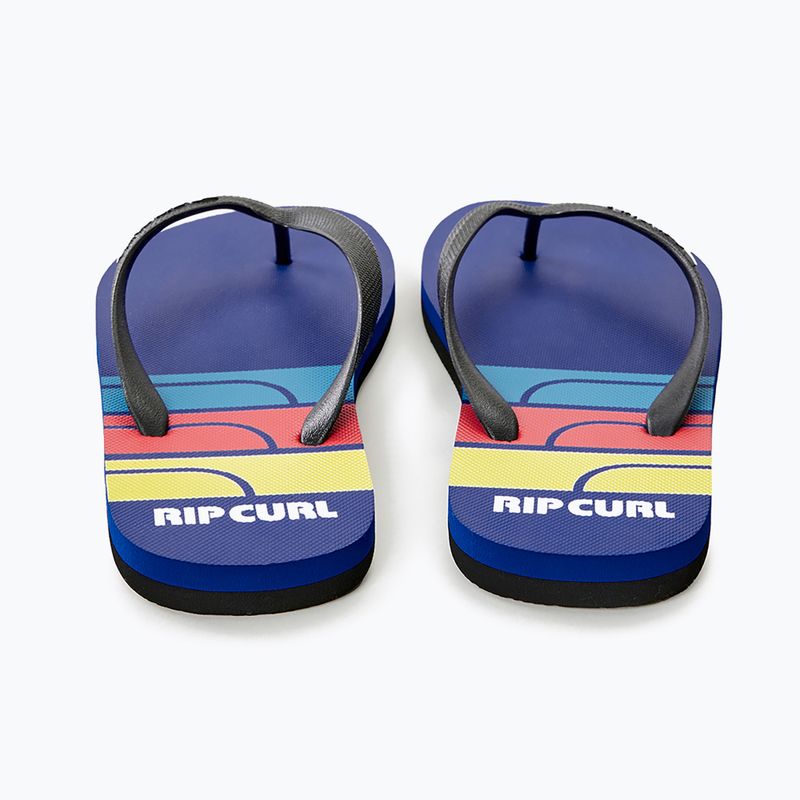 Infradito Rip Curl Surf Revival Logo Open Toe Uomo nero/blu 10