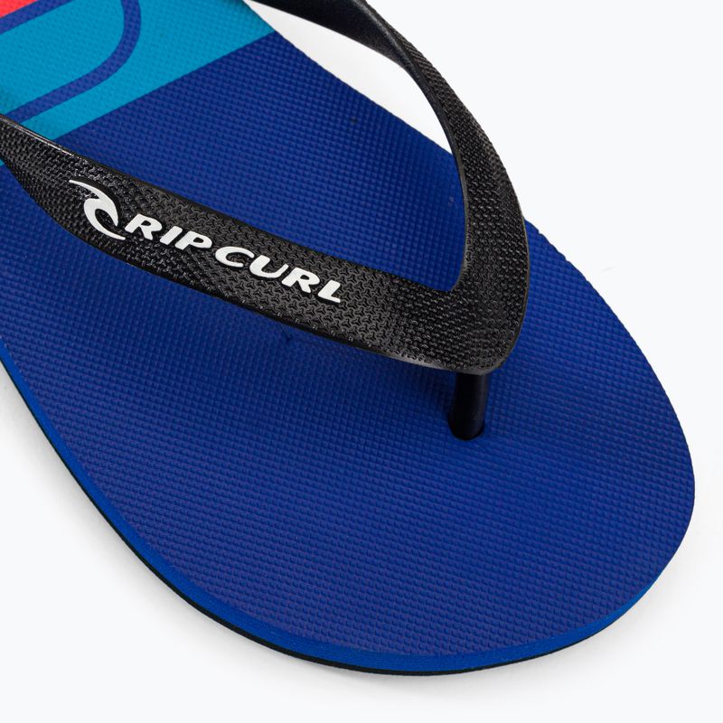 Infradito Rip Curl Surf Revival Logo Open Toe Uomo nero/blu 7