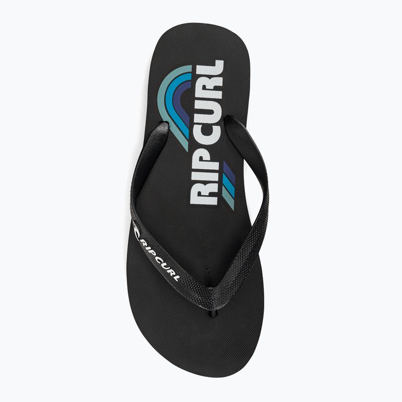 Infradito Rip Curl Surf Revival Logo Open Toe da uomo nero/grigio/blu 6