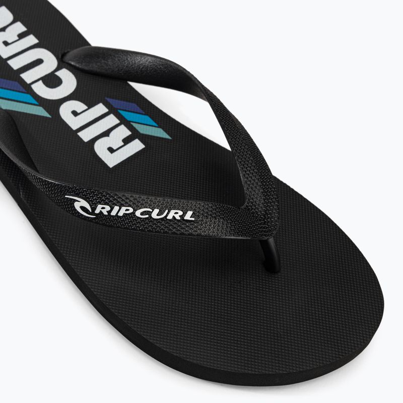 Infradito Rip Curl Surf Revival Logo Open Toe da uomo nero/grigio/blu 7