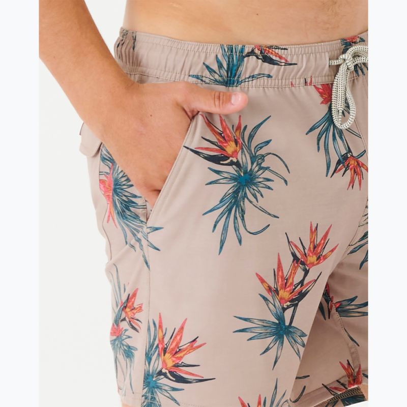 Pantaloncini da bagno Rip Curl Paradiso Volley da uomo taupe 6