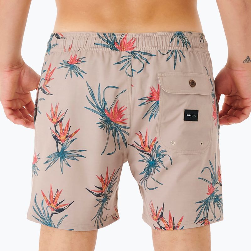 Pantaloncini da bagno Rip Curl Paradiso Volley da uomo taupe 2