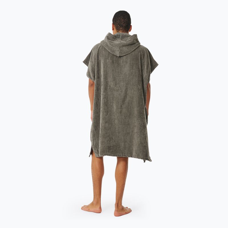 Poncho grigio con cappuccio Rip Curl Logo Uomo 3