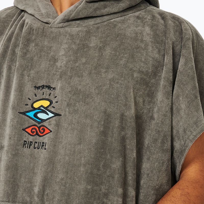 Poncho grigio con cappuccio Rip Curl Logo Uomo 6