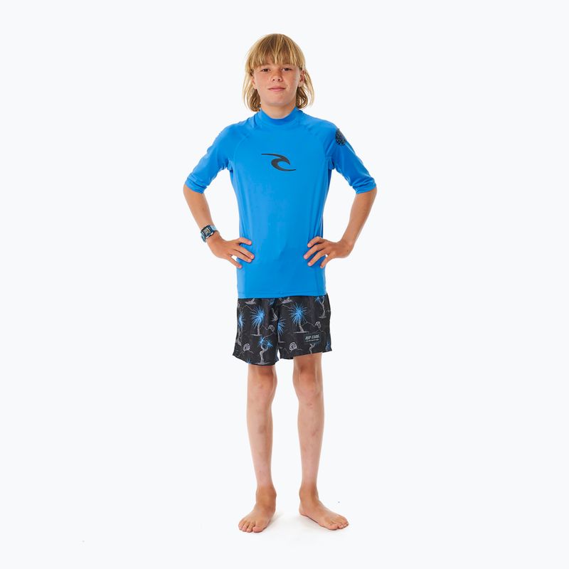 Camicia da bagno per bambini Rip Curl Lycra Brand Wave UPF blue gum 2