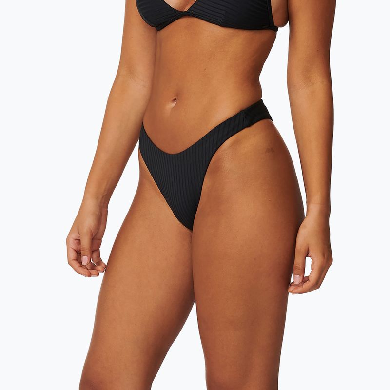 Rip Curl Premium Surf Hi Leg Slip costume da bagno nero 6