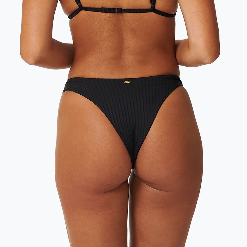Rip Curl Premium Surf Hi Leg Slip costume da bagno nero 7