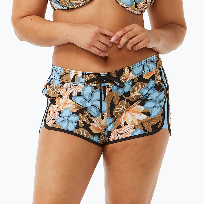 Pantaloncini da bagno Rip Curl da donna Follow The Sun 3" blu polvere