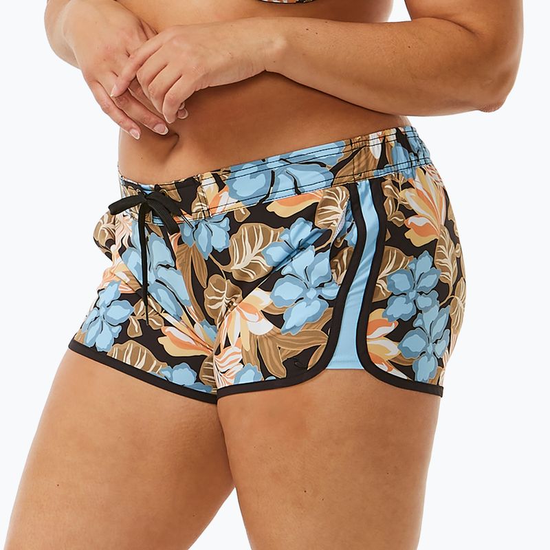 Pantaloncini da bagno Rip Curl da donna Follow The Sun 3" blu polvere 3
