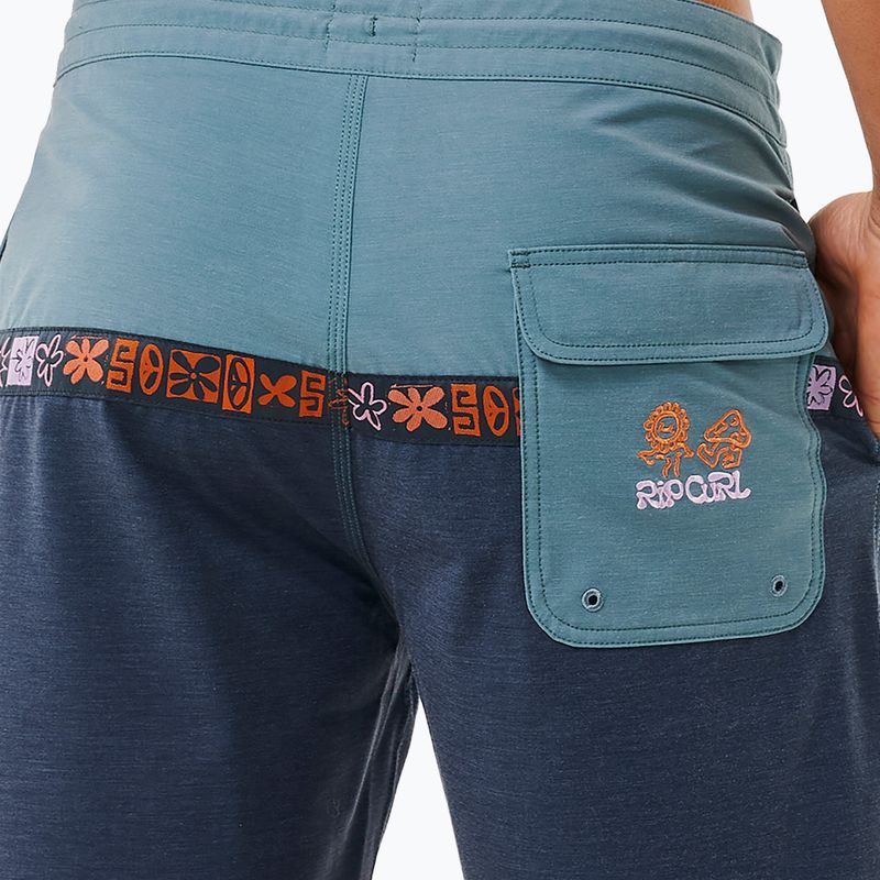 Pantaloncini da bagno Rip Curl da uomo Fungi Layday blu scuro 5