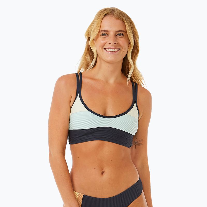 Rip Curl Block Party Spliced Crop top da bagno navy 4
