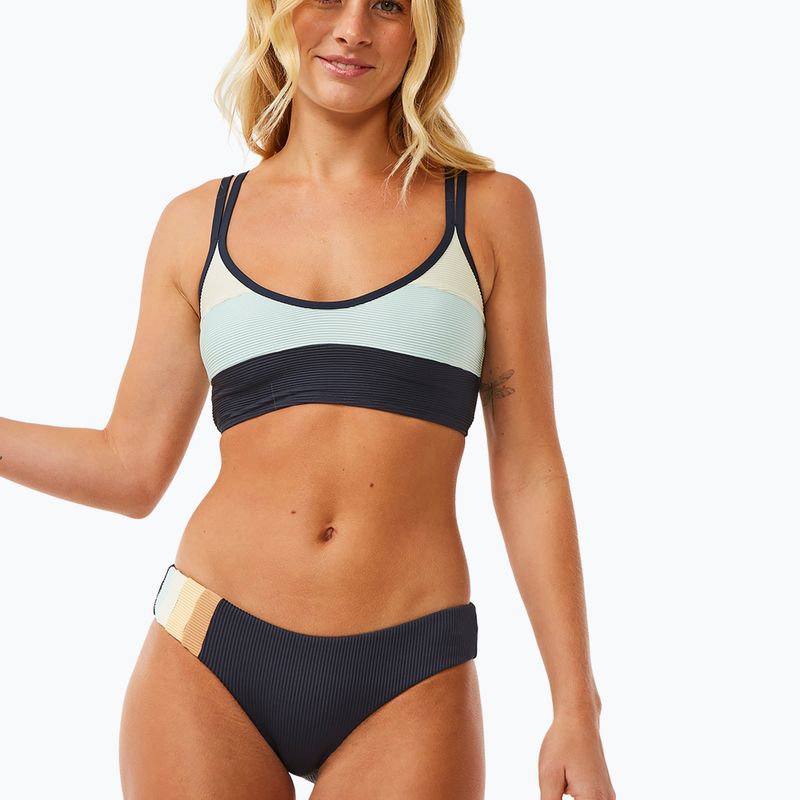 Rip Curl Block Party Spliced Cheeky Hip slip da bagno navy 9