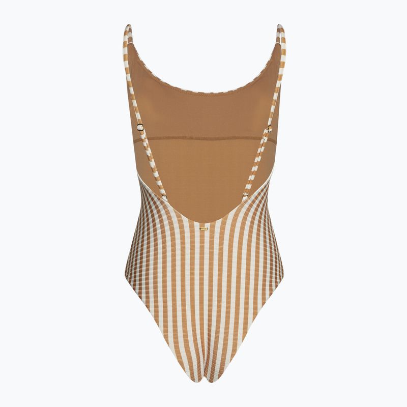Costume intero Rip Curl Premium Cheeky marrone chiaro da donna 2