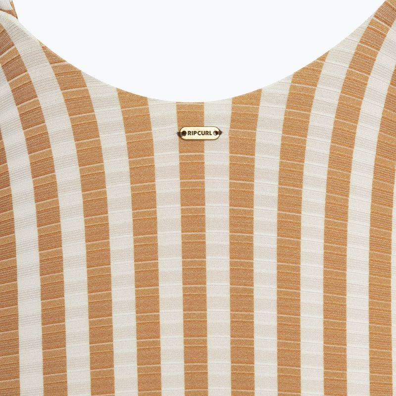 Costume intero Rip Curl Premium Cheeky marrone chiaro da donna 3