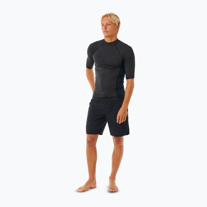 Camicia da bagno Rip Curl Dawn Patrol UPF Performance da uomo, nero marino 2