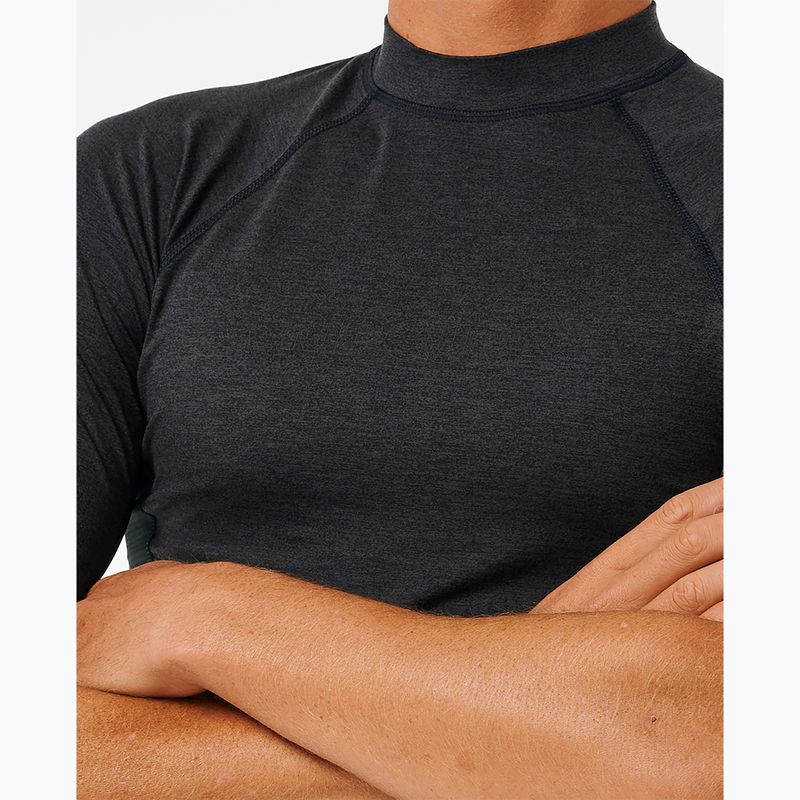 Camicia da bagno Rip Curl Dawn Patrol UPF Performance da uomo, nero marino 5