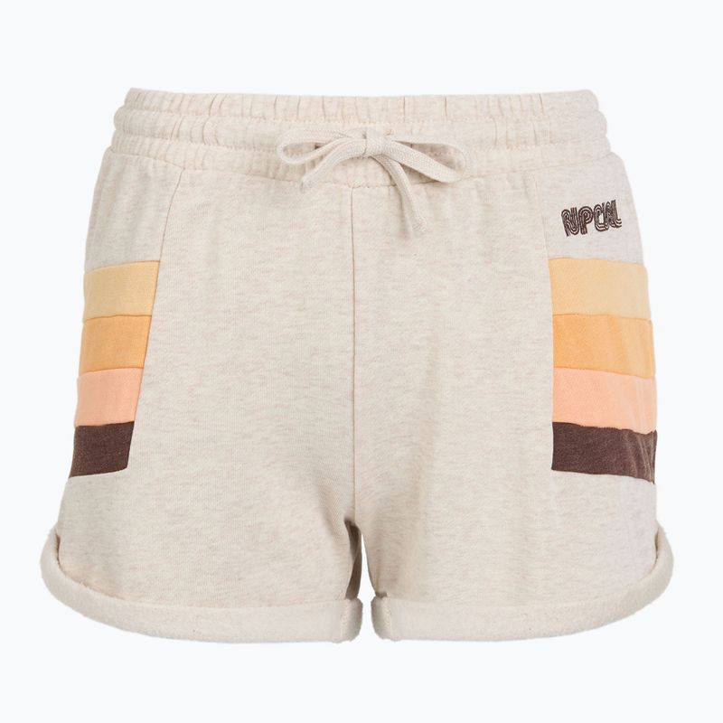 Pantaloncini da corsa Block Party Track Rip Curl da donna, color farina d'avena 7