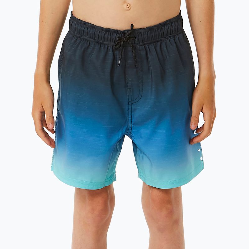 Pantaloncini da bagno Rip Curl Fade Volley per bambini, vintage navy