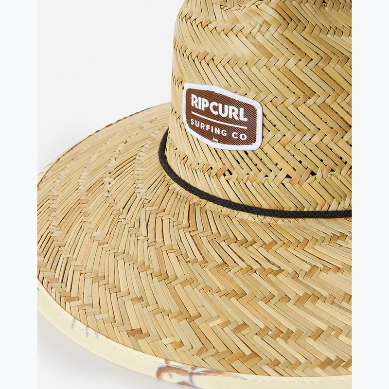 Cappello Rip Curl Mix Up Straw vintage giallo da uomo 5