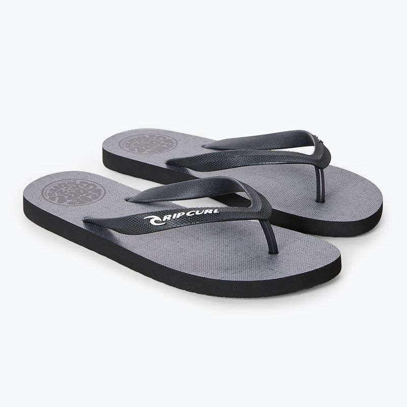 Infradito Rip Curl Icons of Surf Bloom Open Toe da uomo, grigio 8