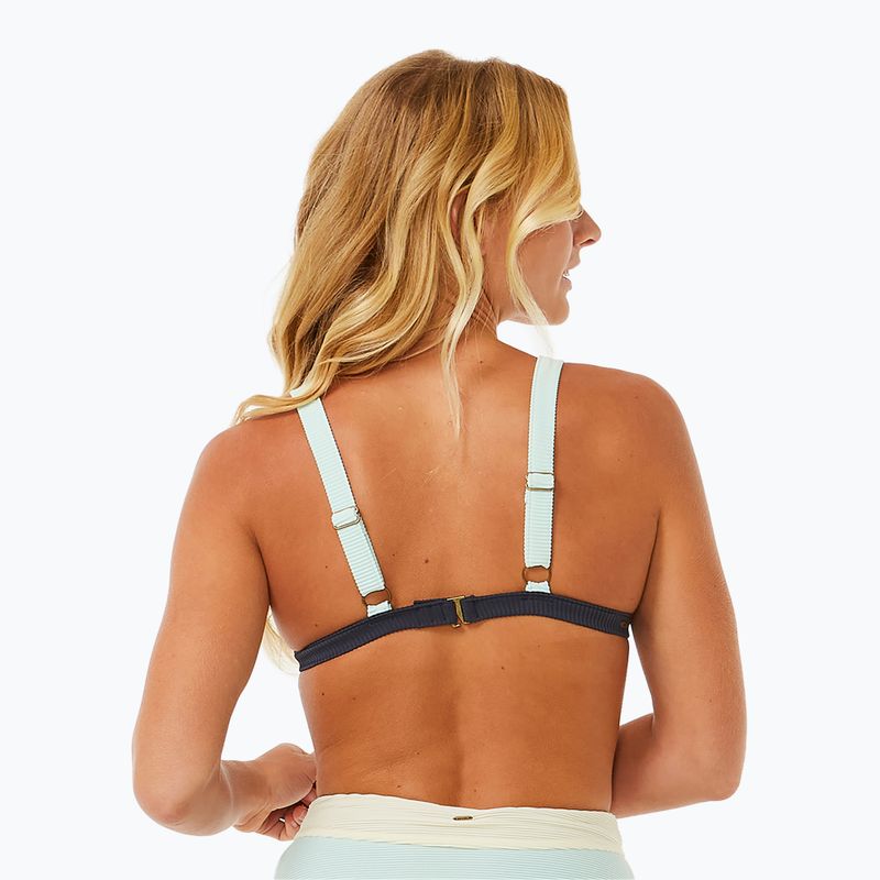 Top da bagno Rip Curl Block Party Spliced Fixed Tri navy 4