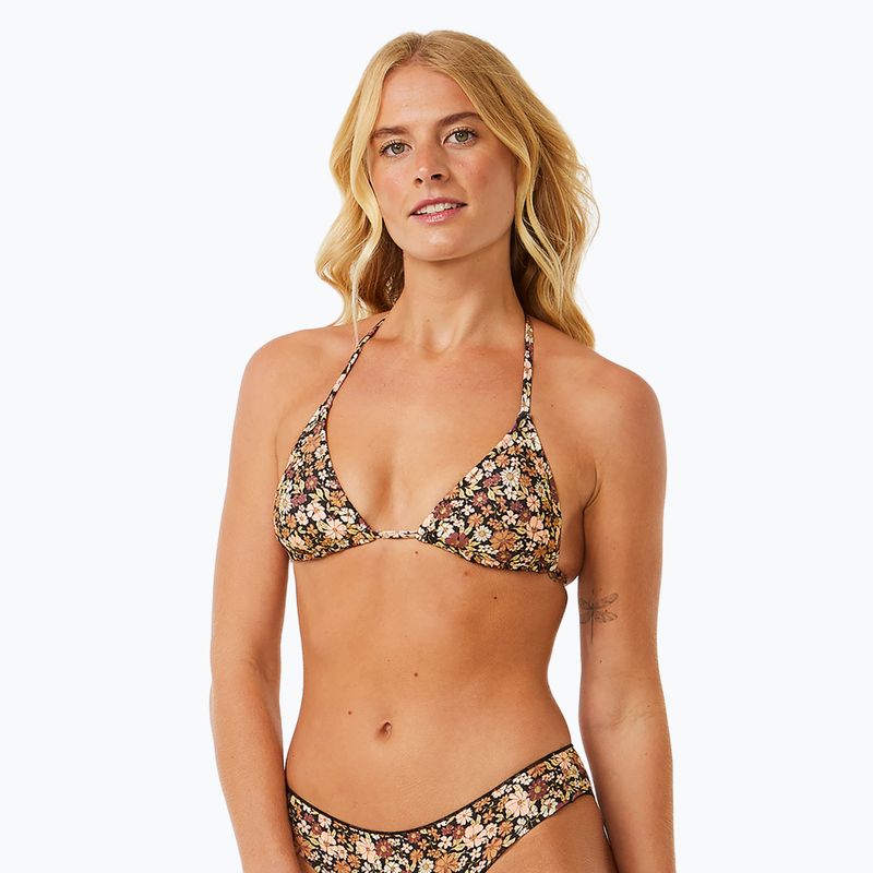Rip Curl Sea Of Dreams Sliding Tri - top del costume da bagno marrone 4