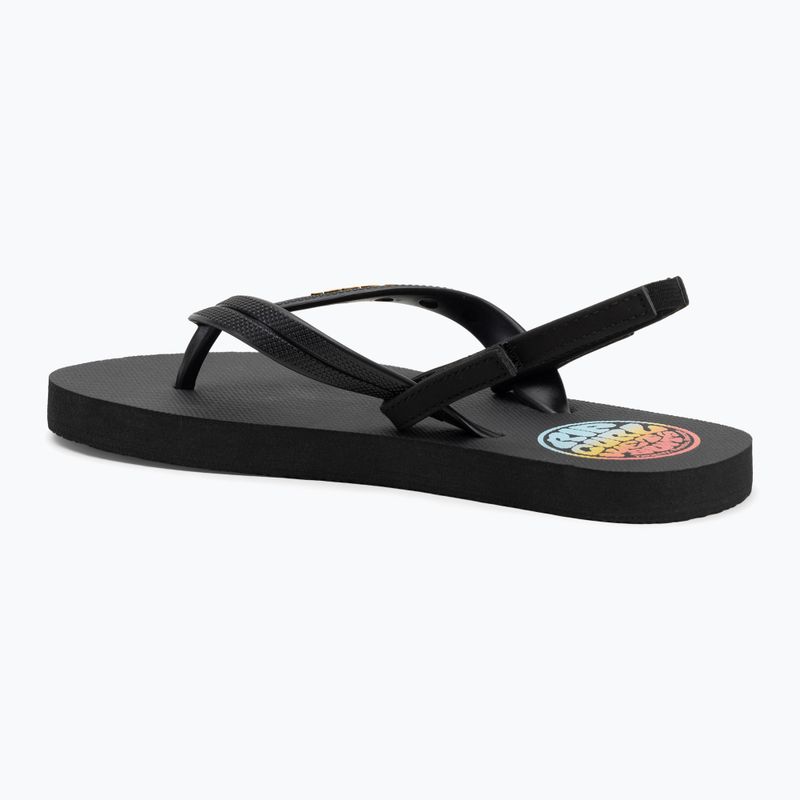 Infradito Rip Curl Wetty Fade Bloom lavato nero per bambini 3