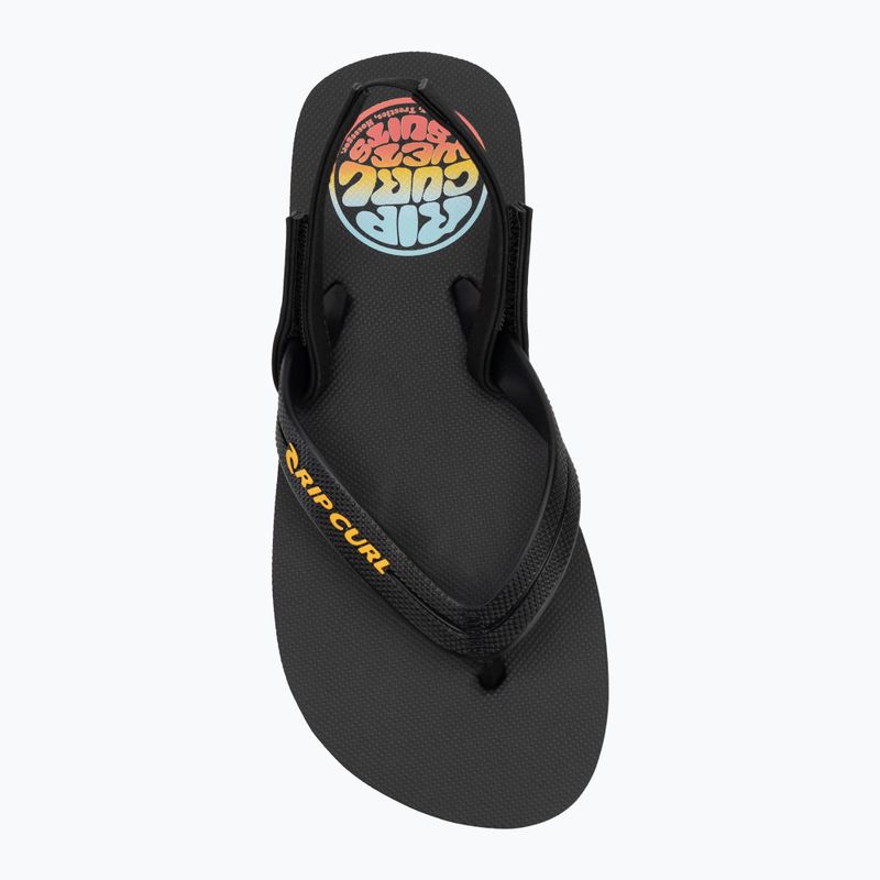 Infradito Rip Curl Wetty Fade Bloom lavato nero per bambini 5