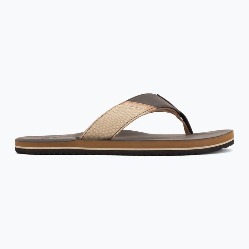 Infradito da uomo Rip Curl Oxford Bloom brown 2