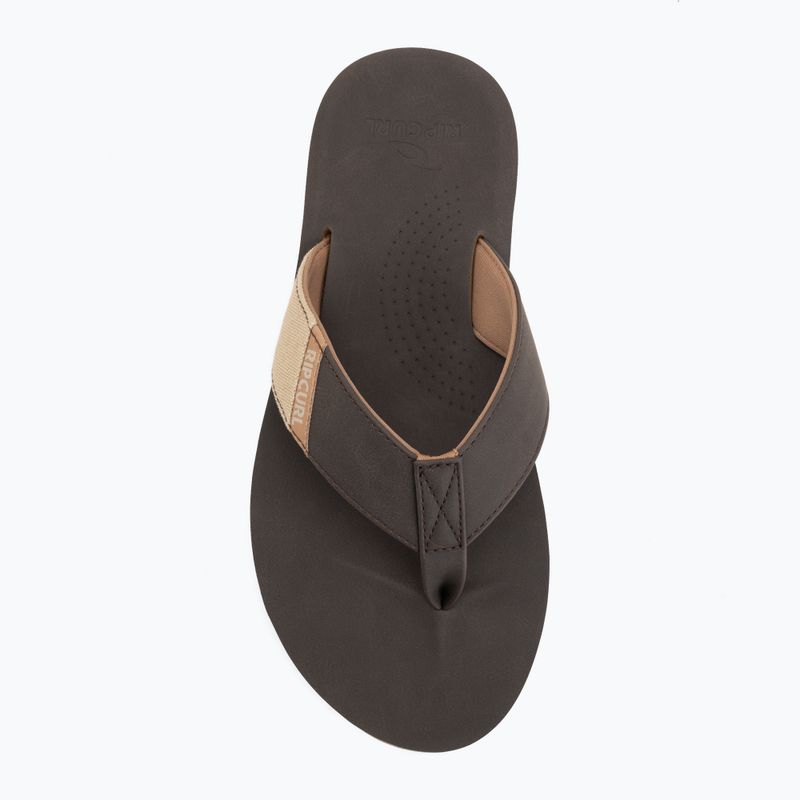 Infradito da uomo Rip Curl Oxford Bloom brown 5
