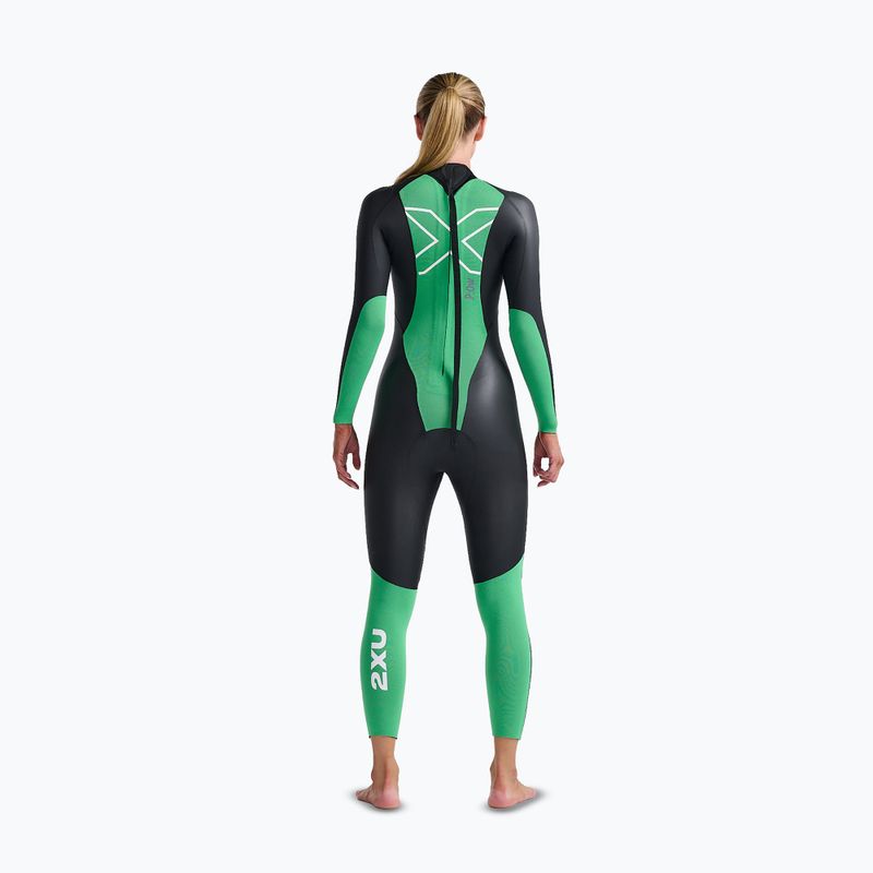 Muta da triathlon da donna 2XU Propel Openwater black/bright green 2