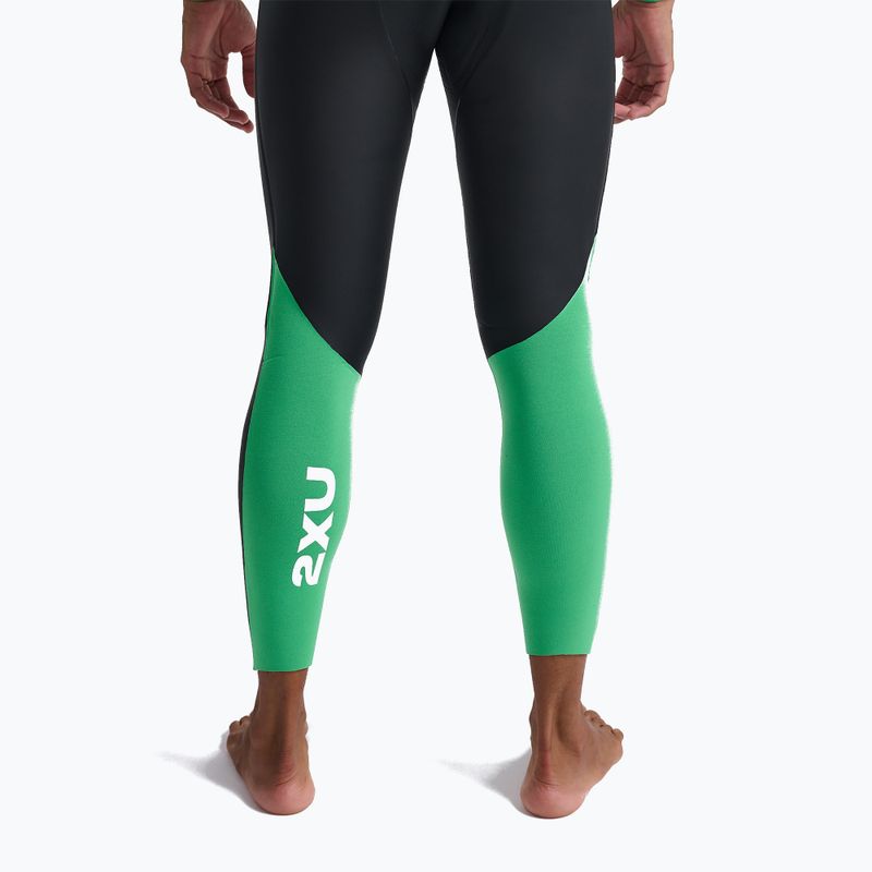 Muta da triathlon 2XU Propel Openwater da uomo nero/verde brillante 8