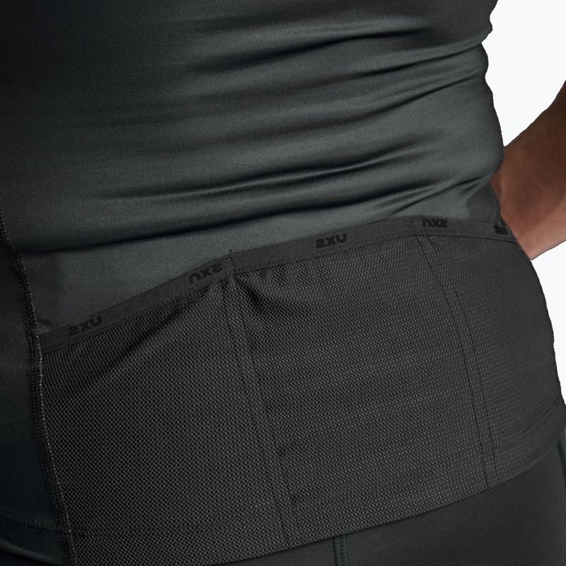 Canotta da ciclismo da uomo 2XU Core Tri Tank nero/bianco 8