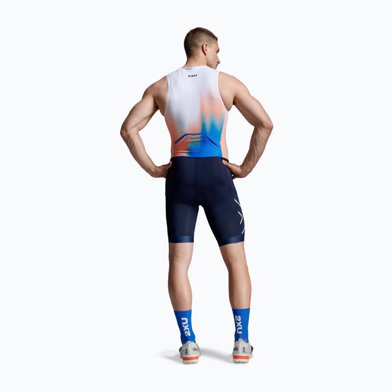 Body da triathlon da uomo 2XU Core nebula blaze/midnight 3
