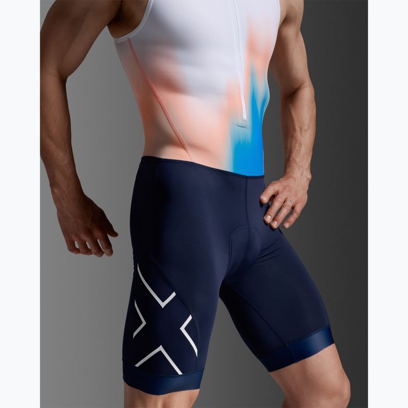 Body da triathlon da uomo 2XU Core nebula blaze/midnight 6