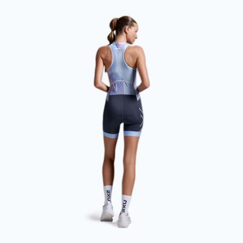 Body da triathlon da donna 2XU Core hydrangea/india ink 3