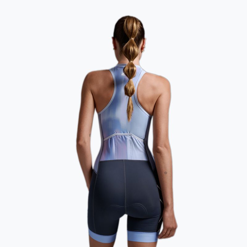 Body da triathlon da donna 2XU Core hydrangea/india ink 6