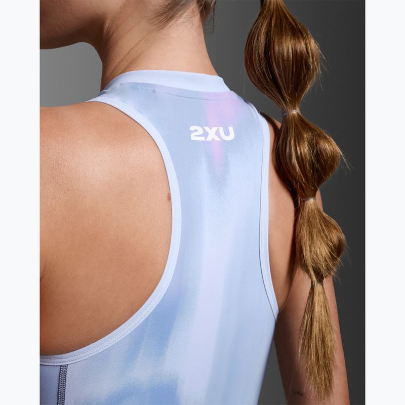 Body da triathlon da donna 2XU Core hydrangea/india ink 7