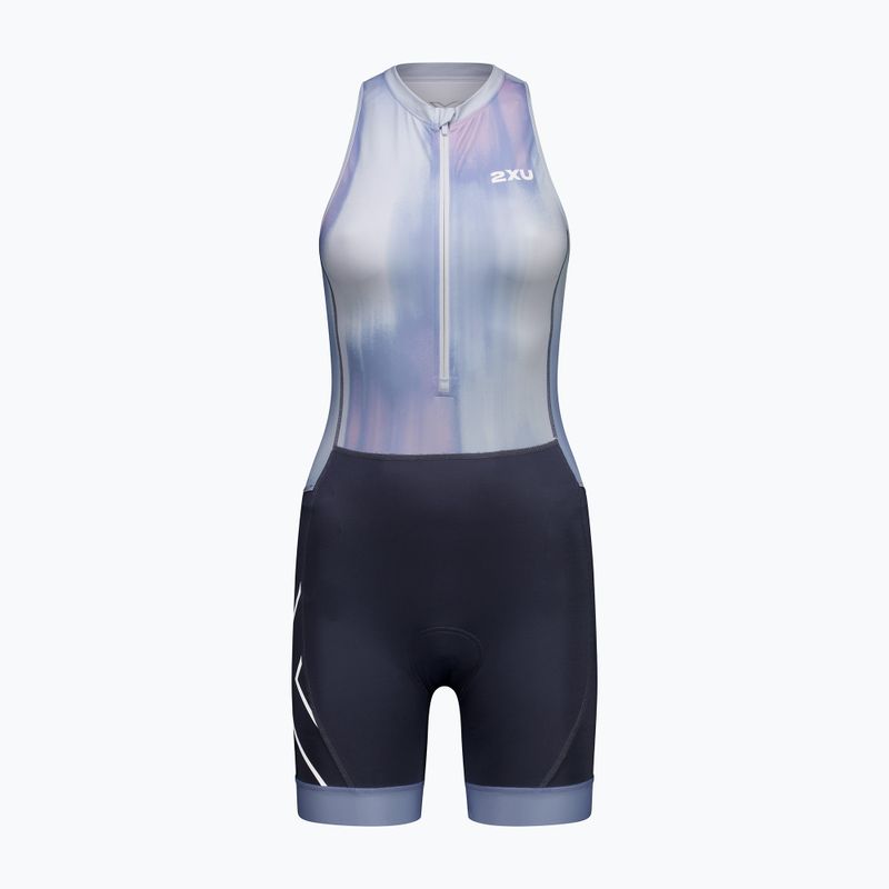 Body da triathlon da donna 2XU Core hydrangea/india ink 9